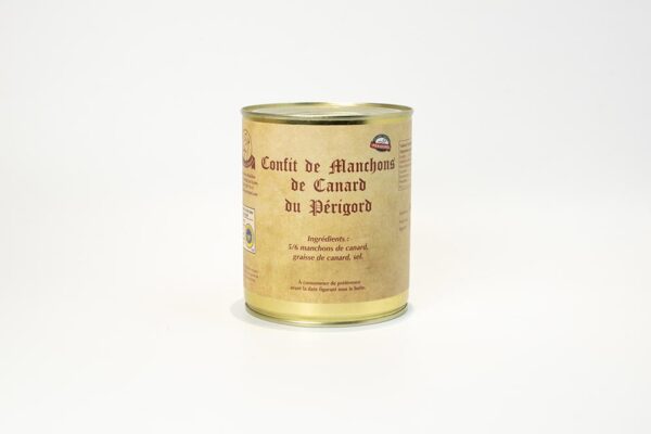 Confit de Manchons de Canard du Périgord 760g